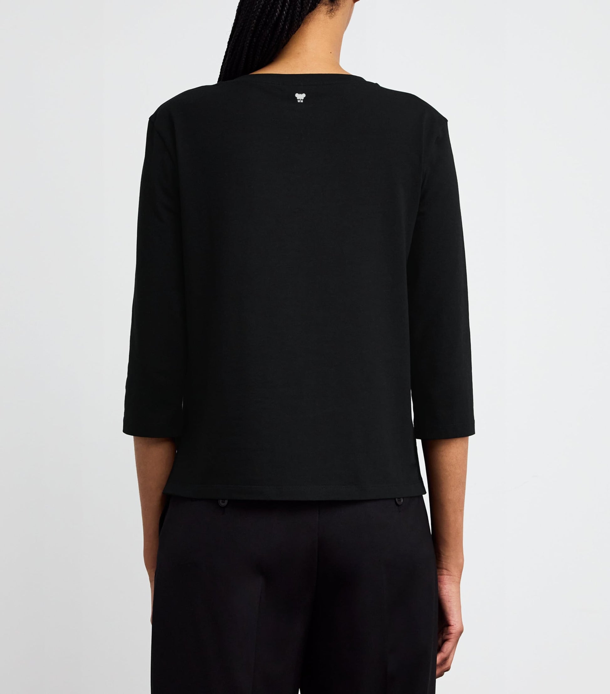 Weekend Max Mara Black Stretch-Cotton T-Shirt