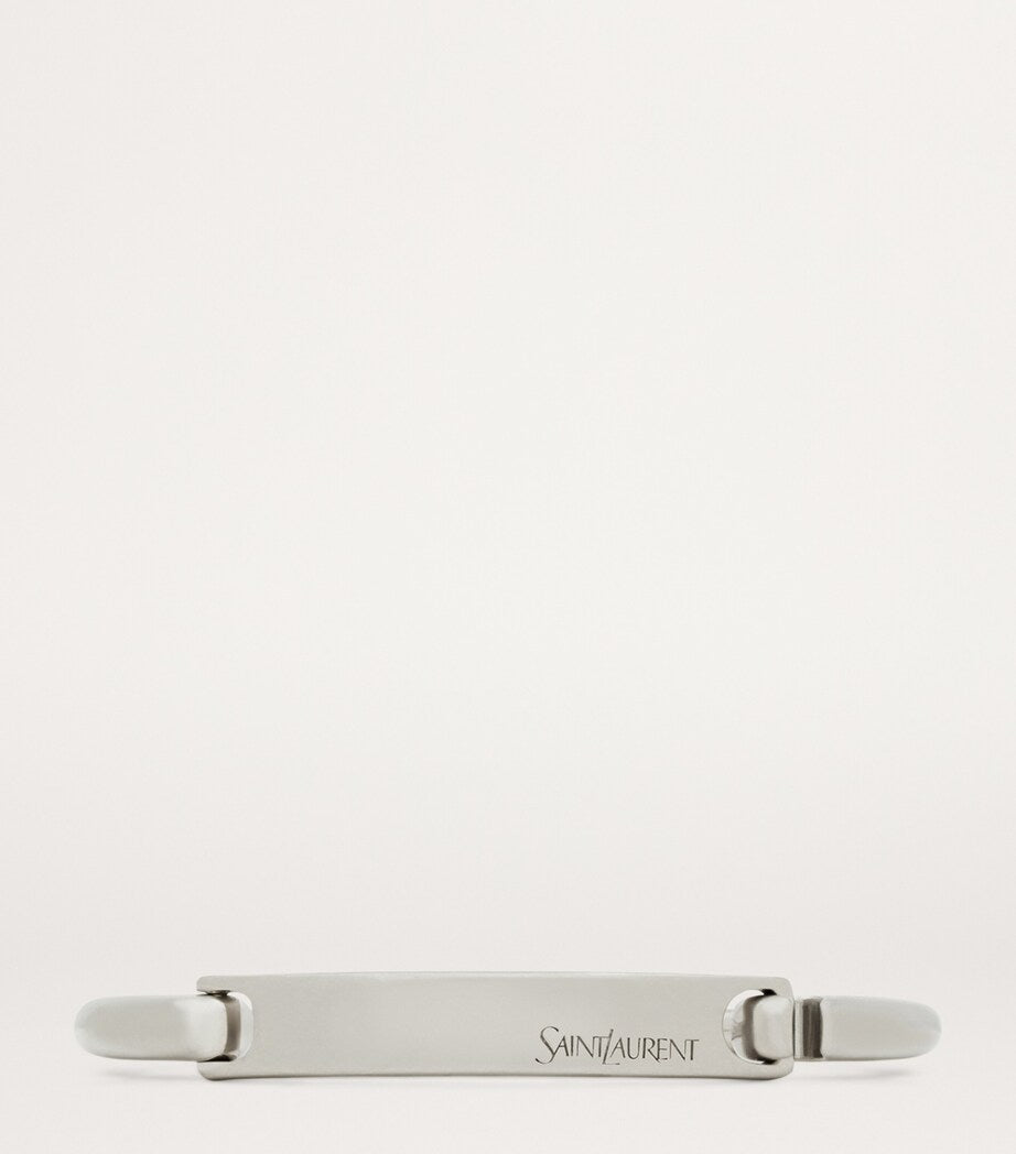 Saint Laurent Vintage Plaquette Bangle