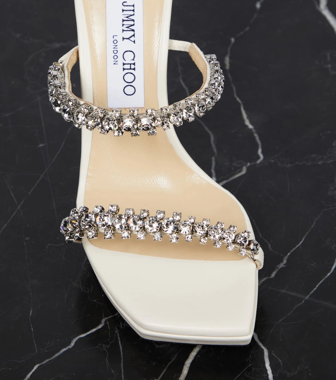 Jimmy Choo - Bing 105 crystal-embellished sandals