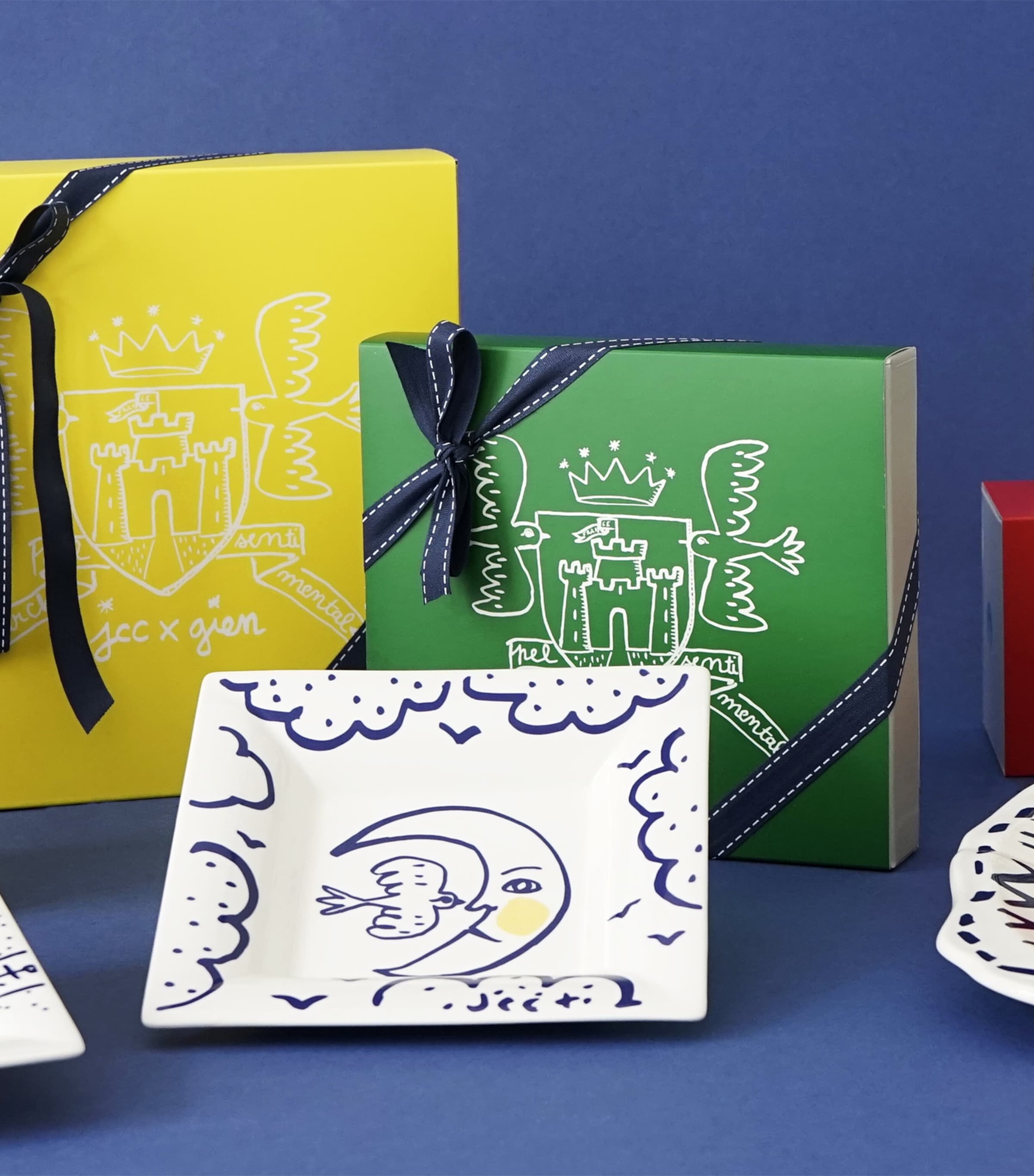 L'Archipel Sentimental Square Candy Tray (17cm)