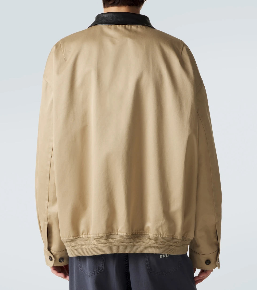 Miu Miu - Cotton twill blouson jacket