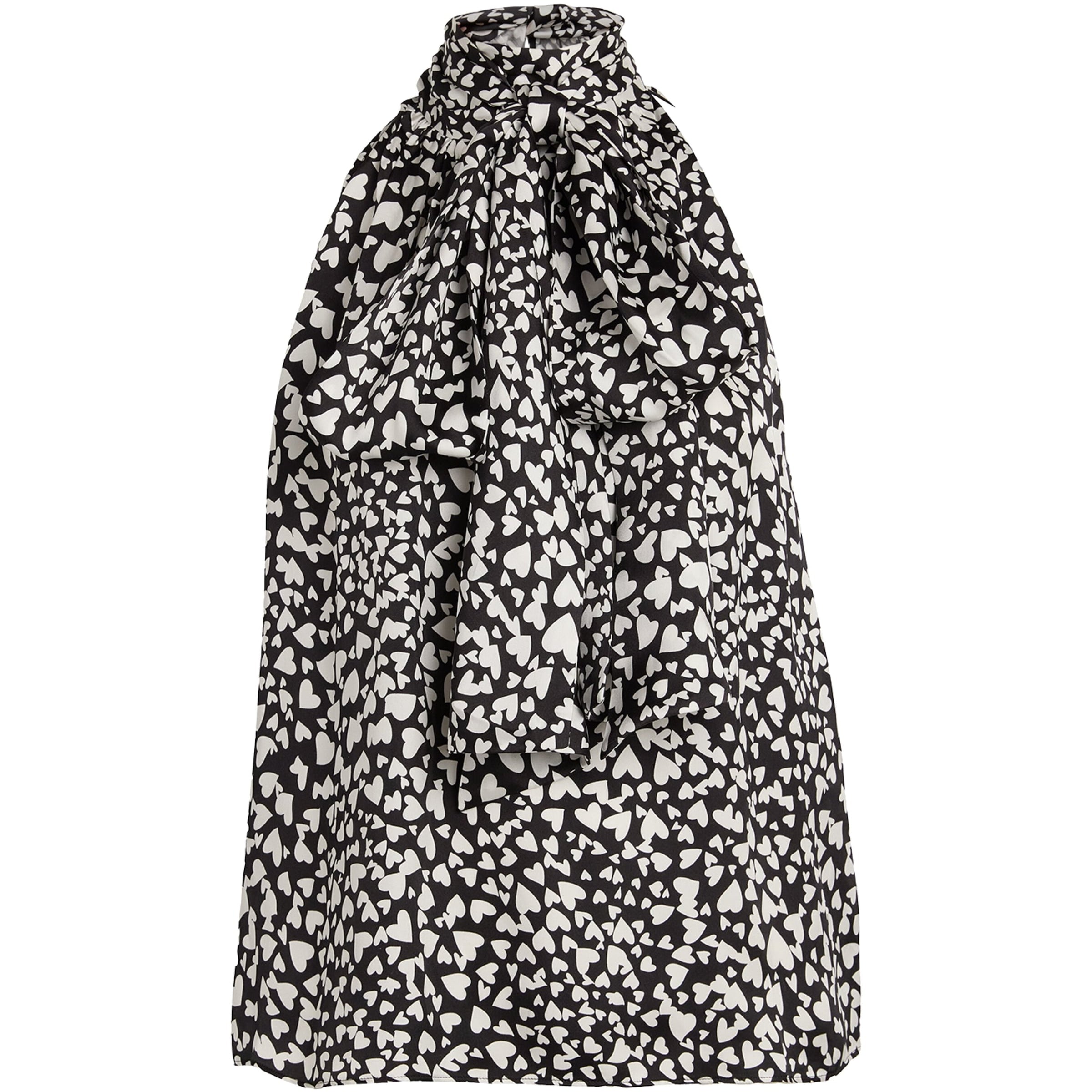 Silk-Blend Brooke Blouse PRINT