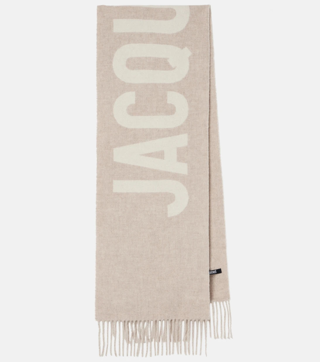Jacquemus - Logo jacquard virgin wool scarf