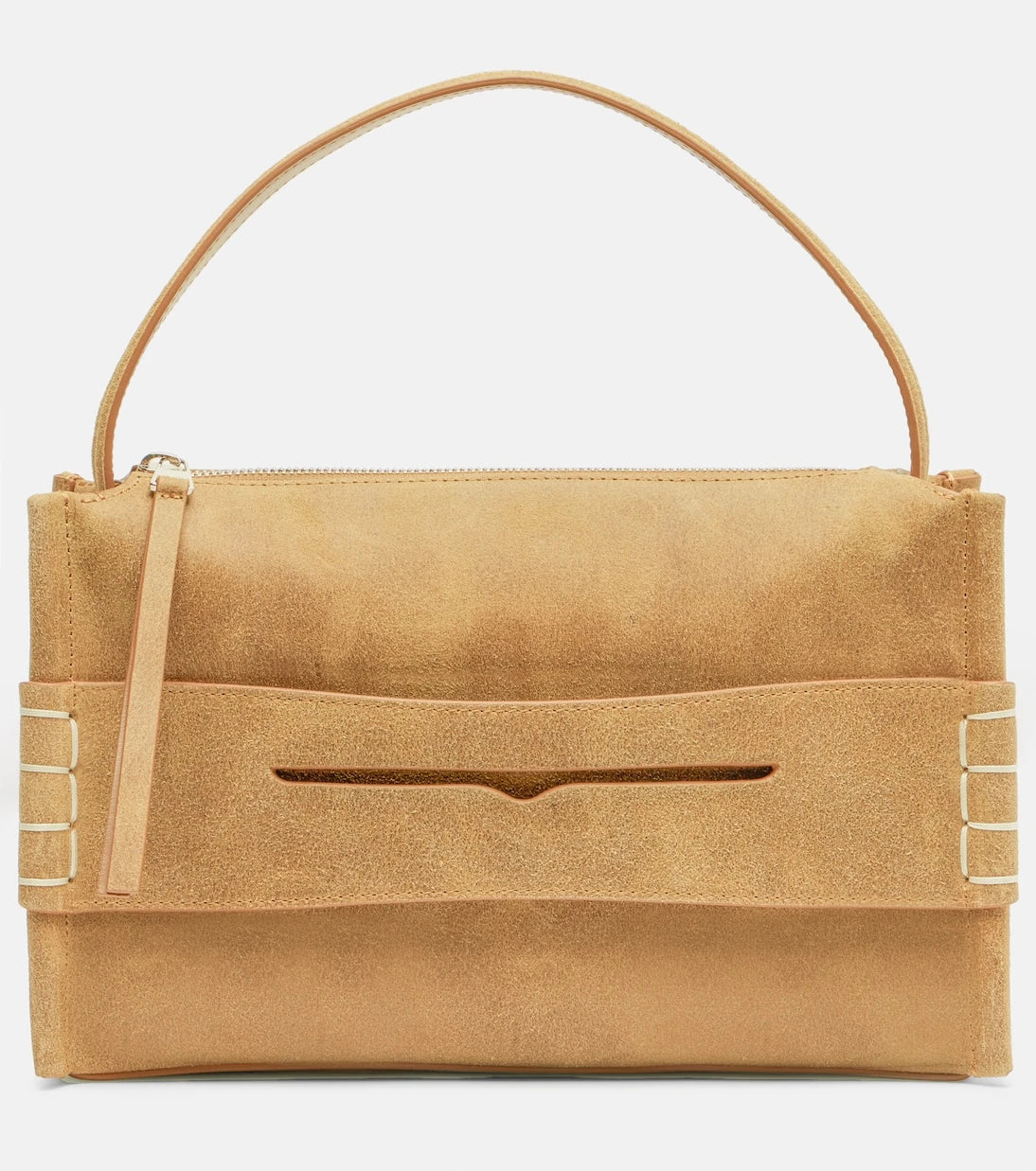 JW Anderson - Loafer Small suede shoulder bag