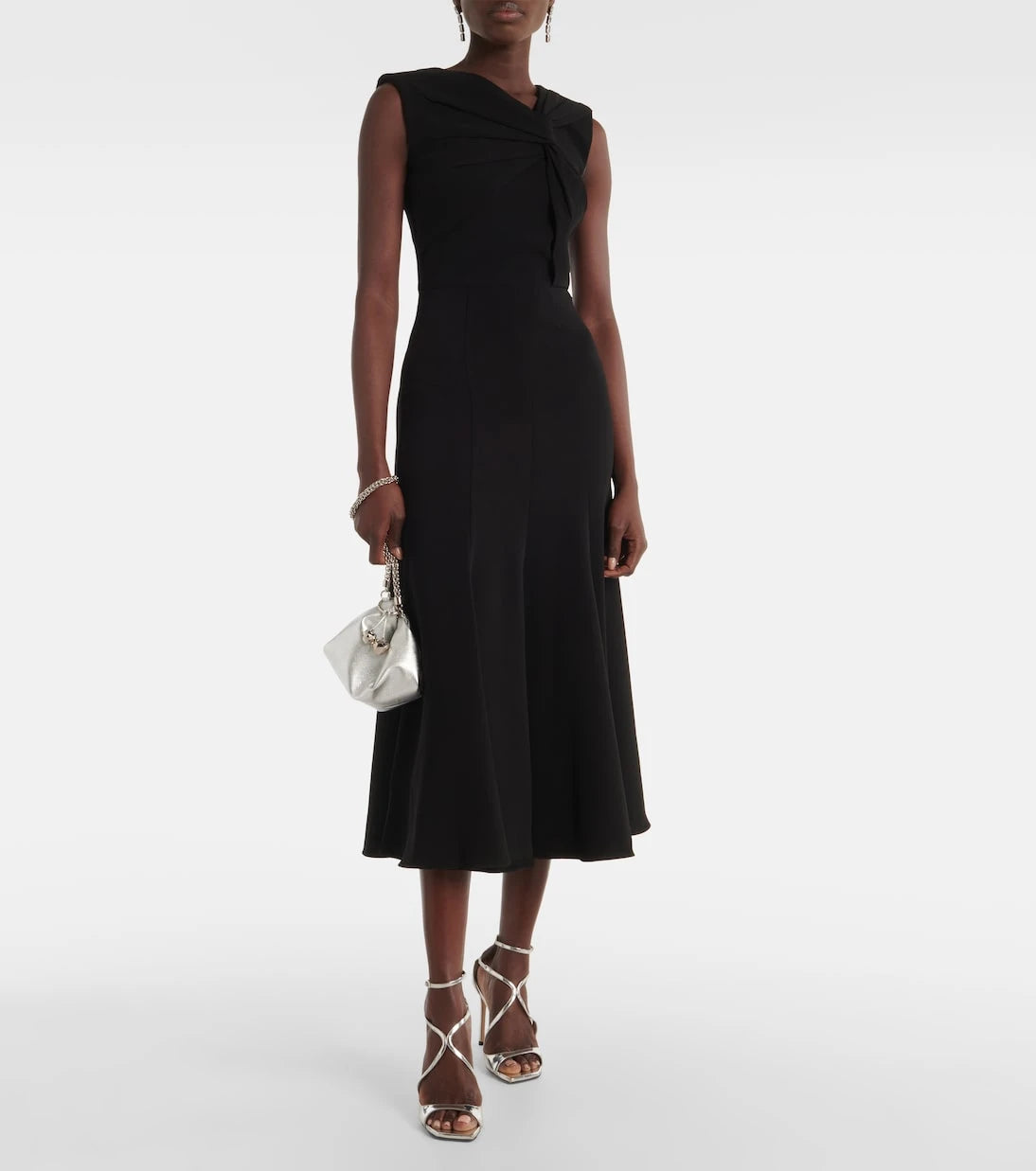 Roland Mouret - Gathered cady midi dress
