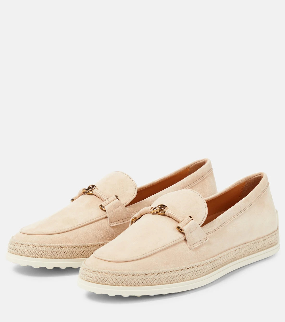 Tod's - T Ring suede loafers