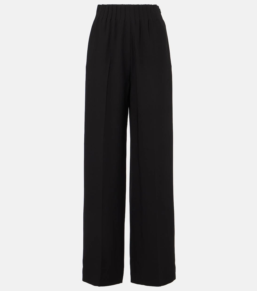 Fforme - Maud high-rise silk cady wide-leg pants