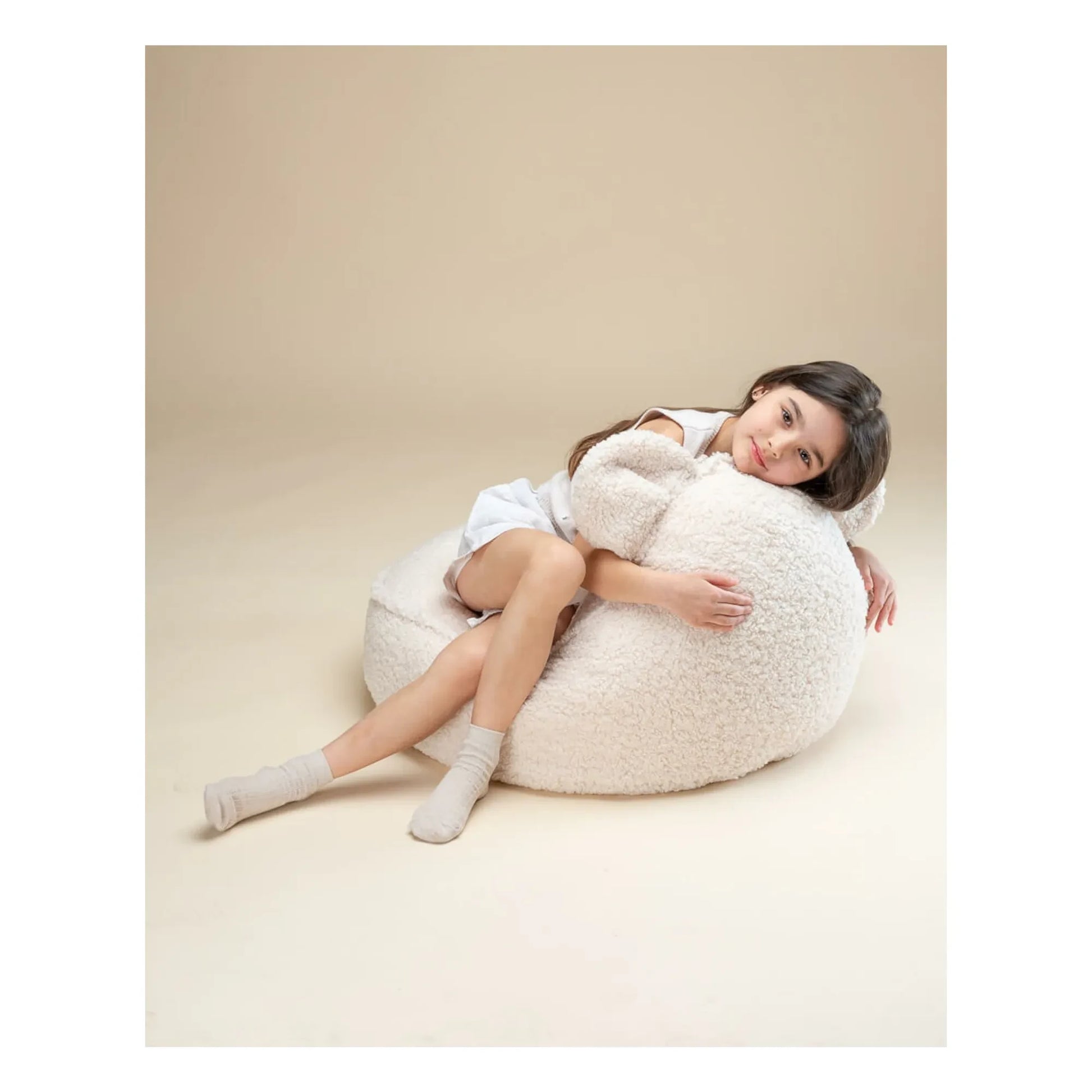 Wigiwama - Teddy Bear armchair | Ecru