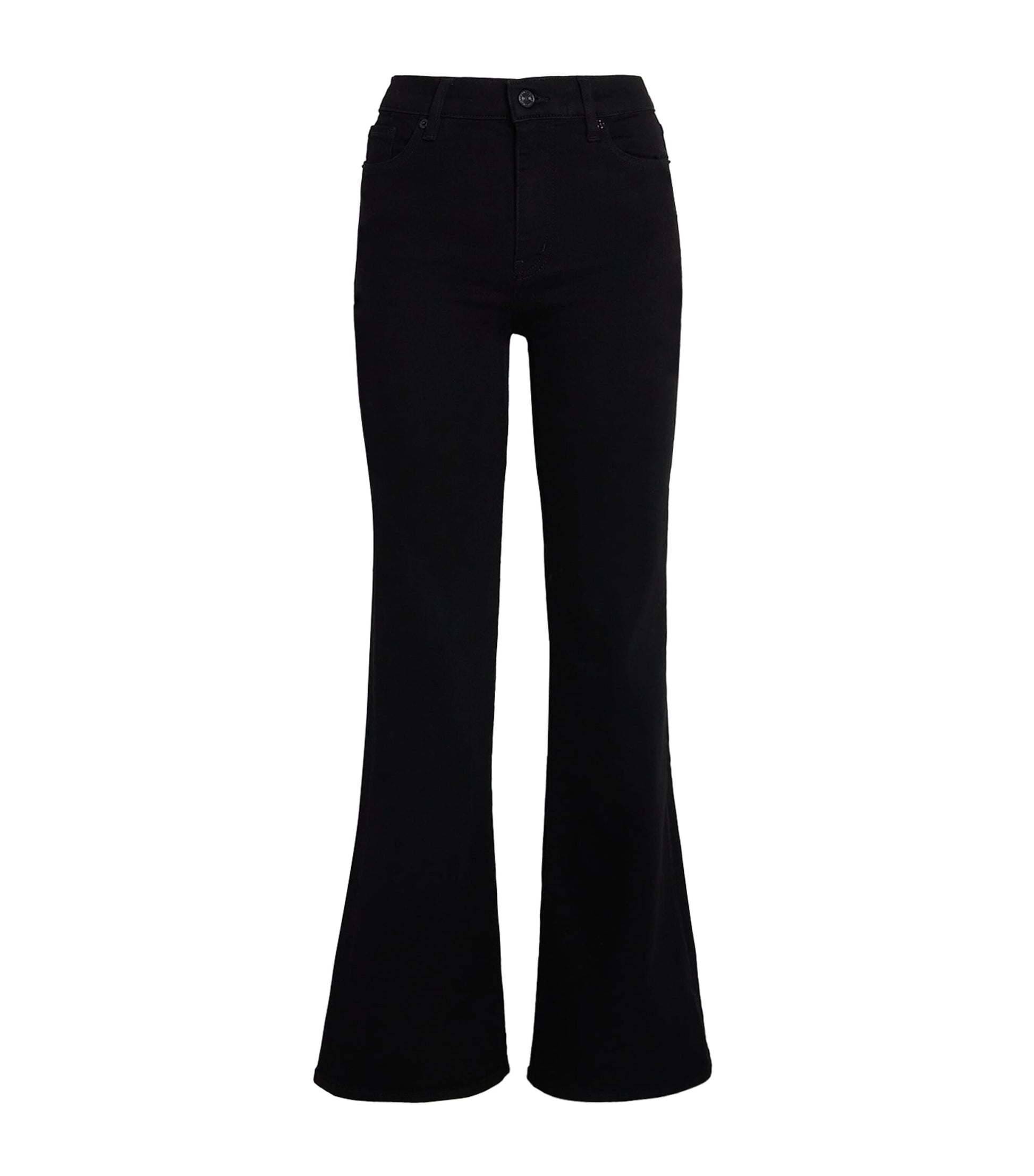 FRAME Black The Icon Flared Jeans