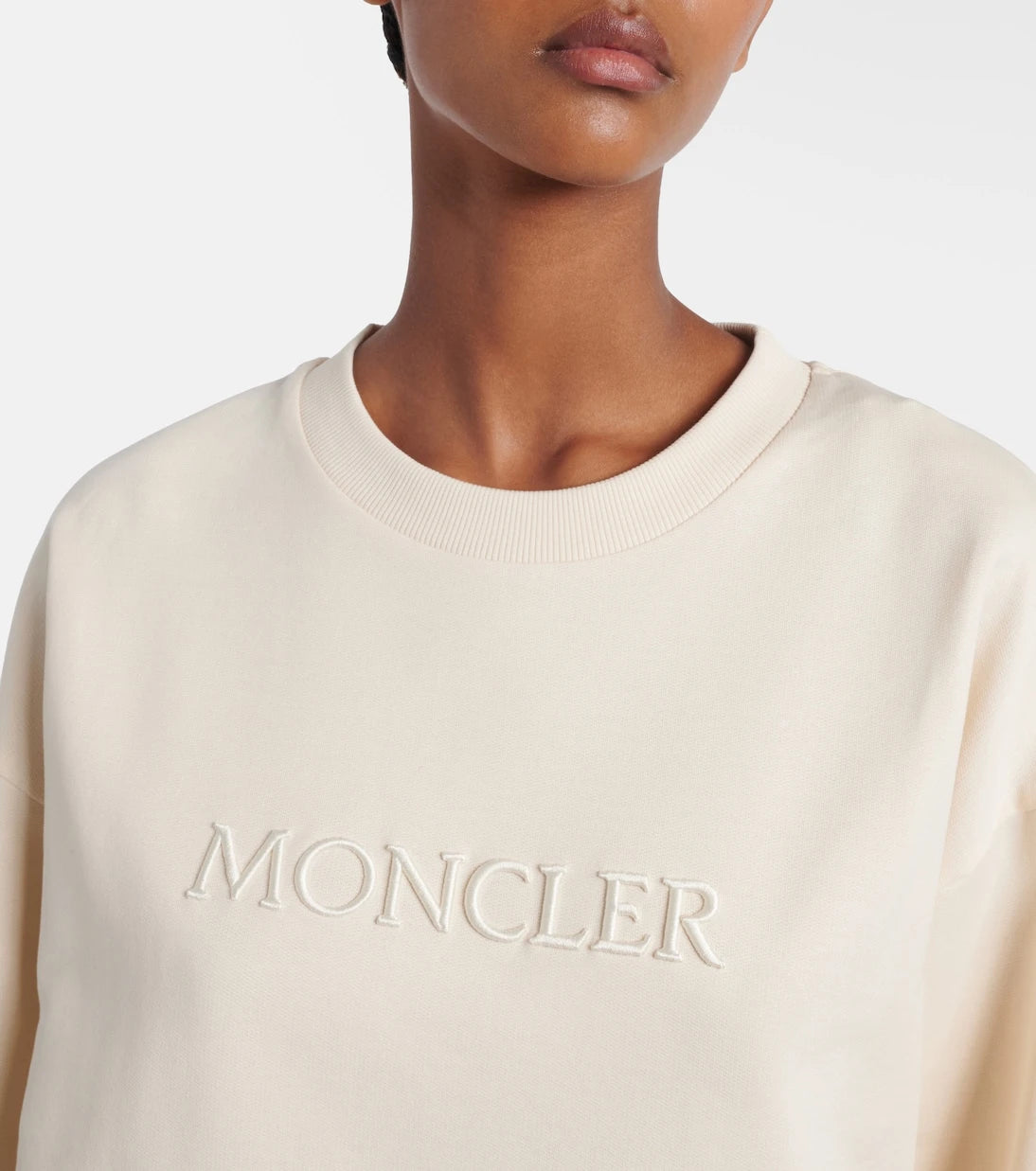 Moncler - Logo cotton jersey sweatshirt