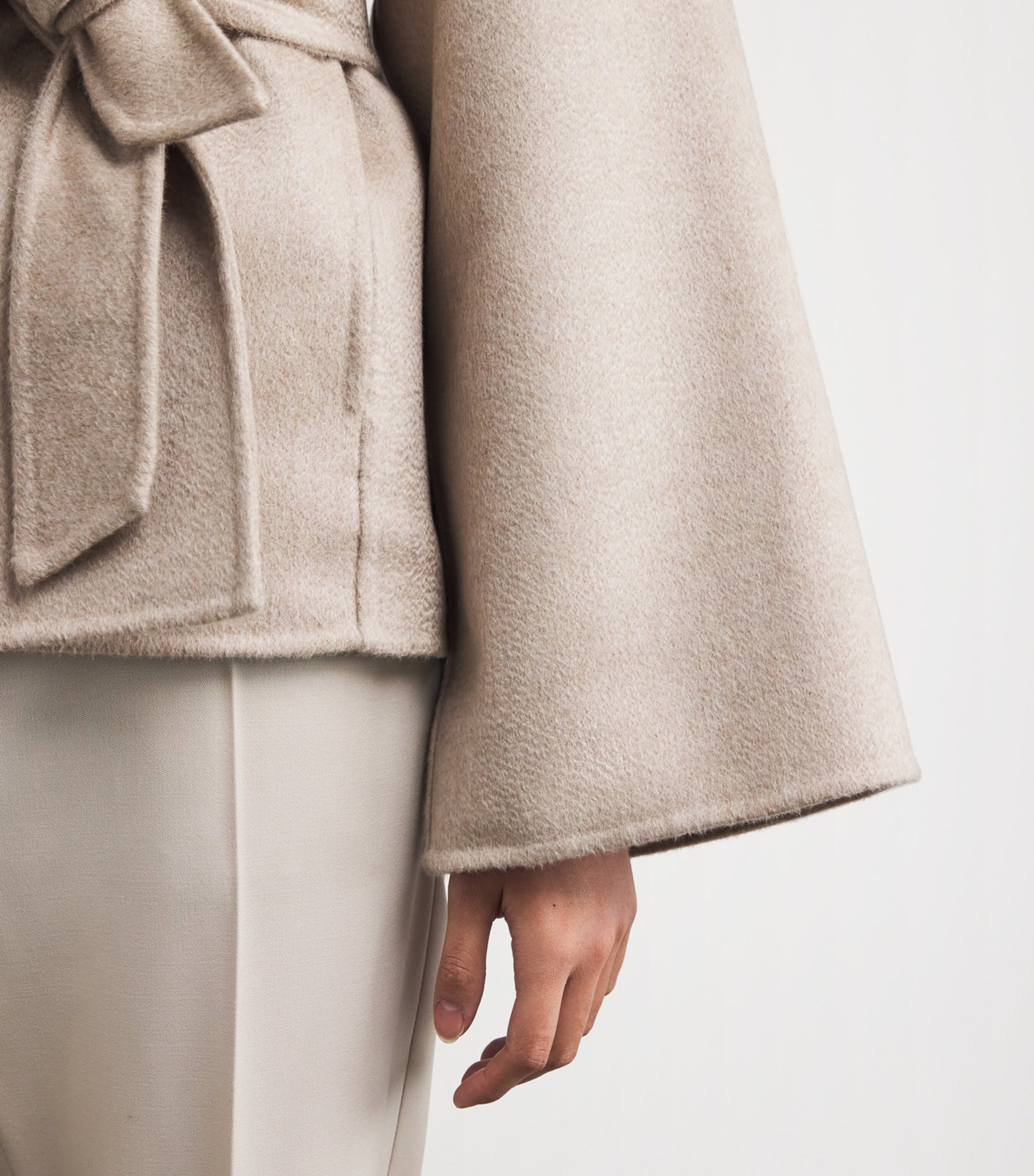 Cashmere Wrap Coat SAND