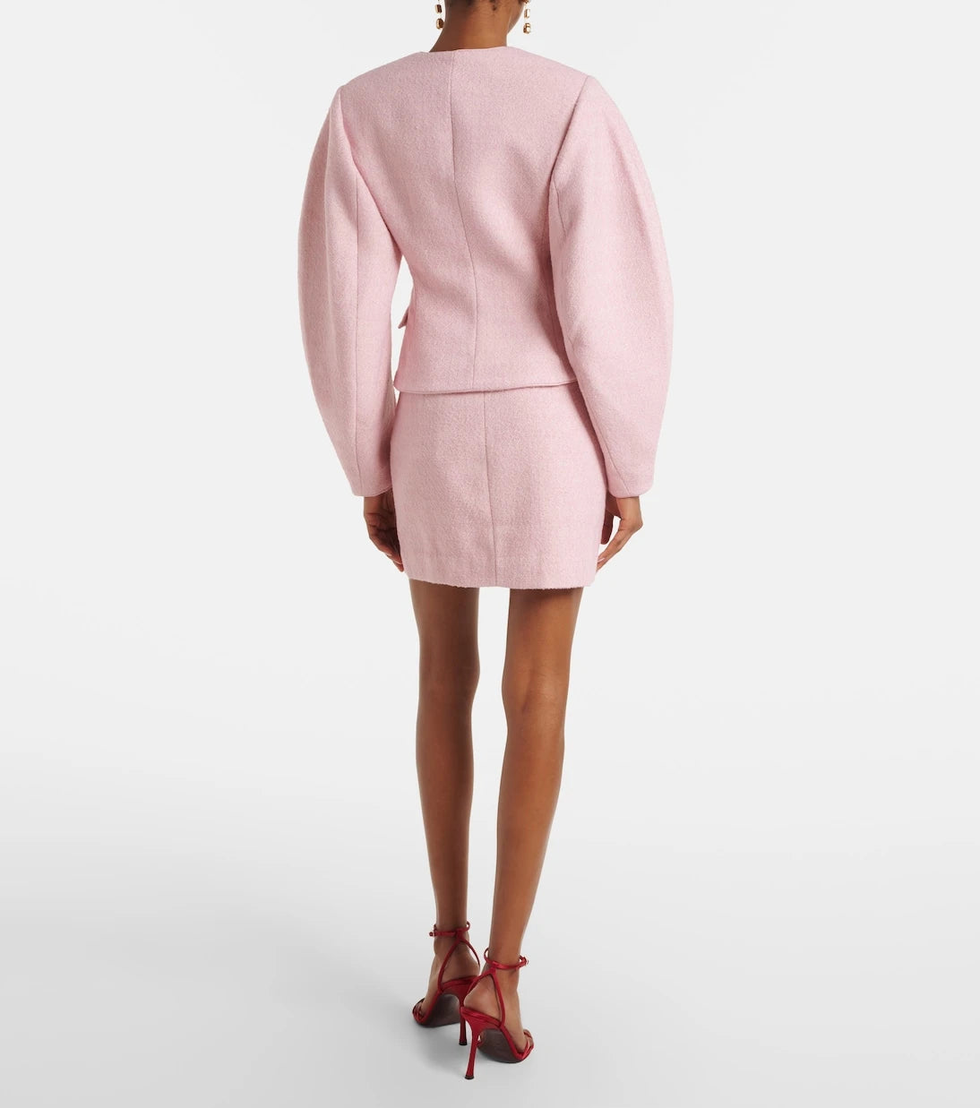 Rotate - Bouclé miniskirt