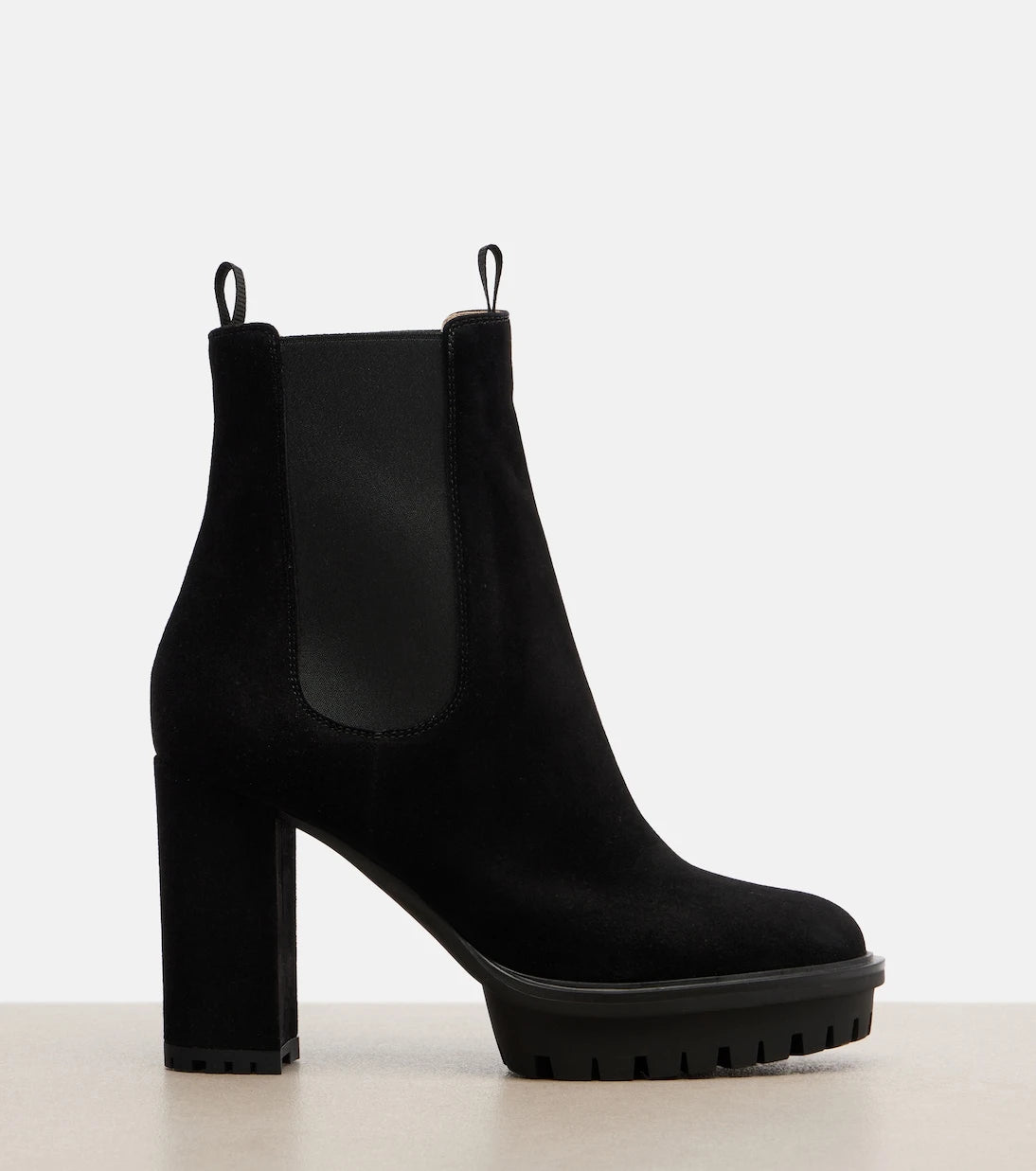 Gianvito Rossi - Barry suede platform ankle boots