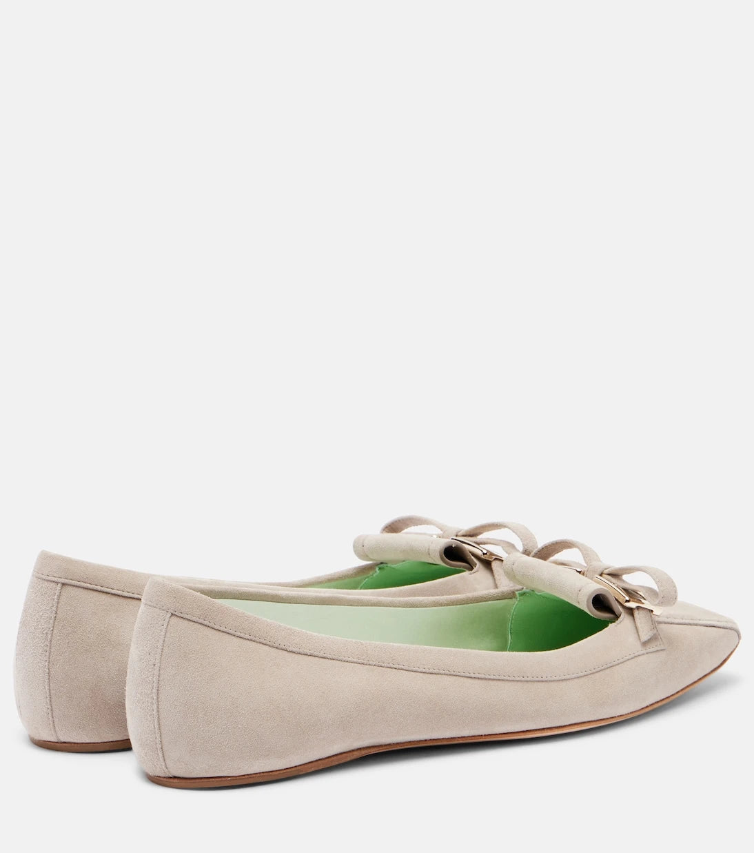 Roger Vivier - Trompette suede ballet flats