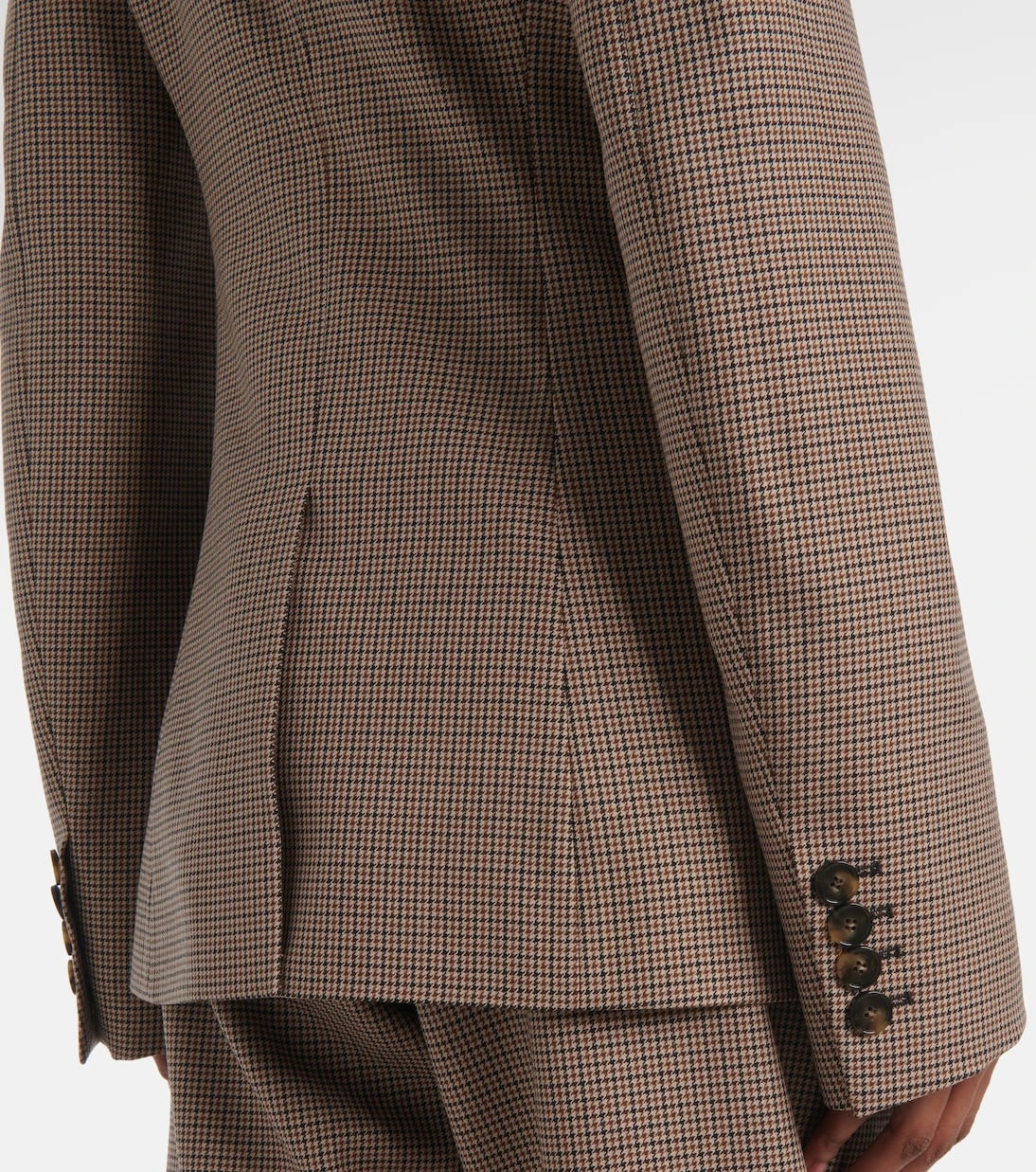 Stella McCartney - Checked virgin wool blazer