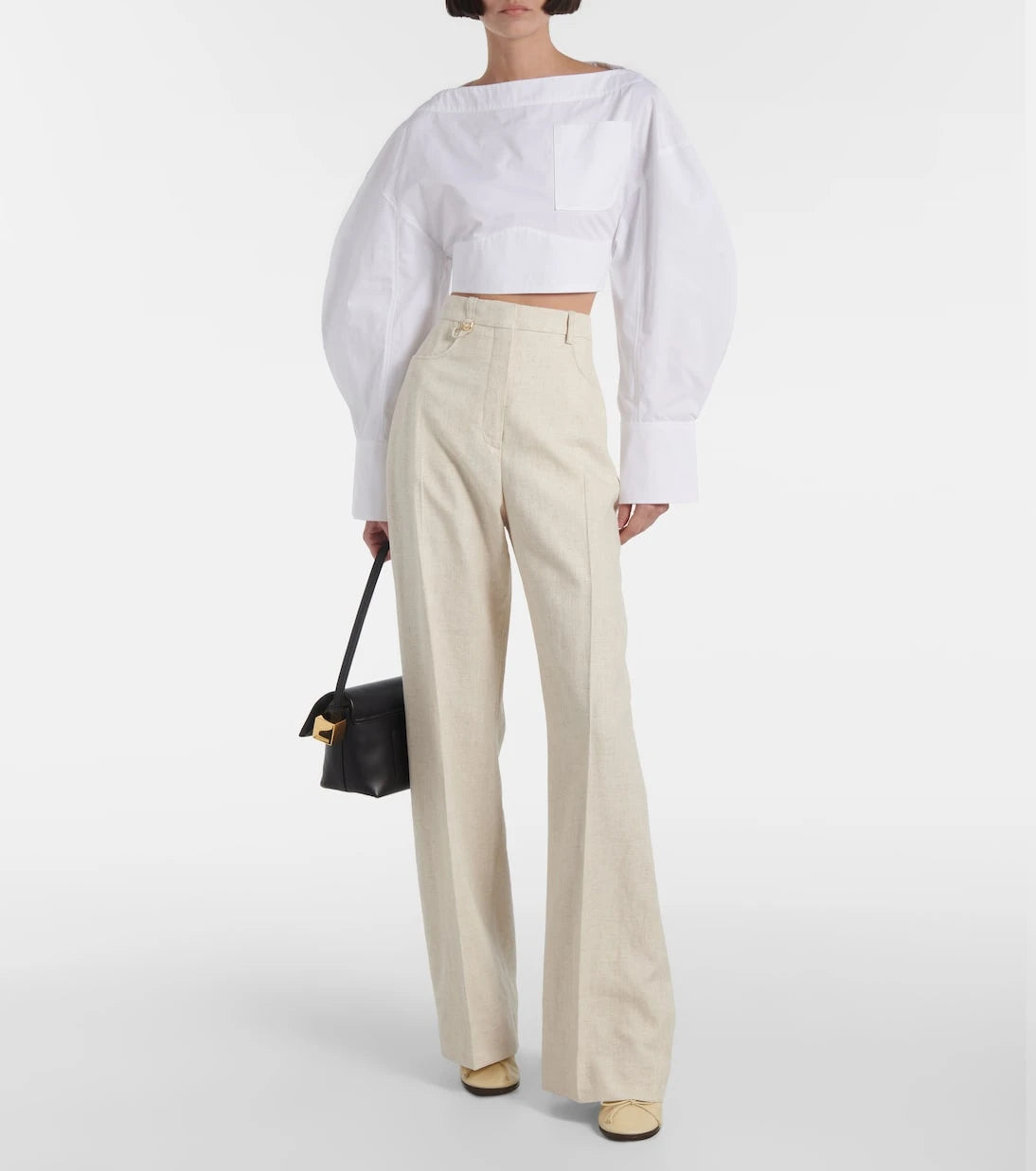 Jacquemus - Sauge high-rise straight pants