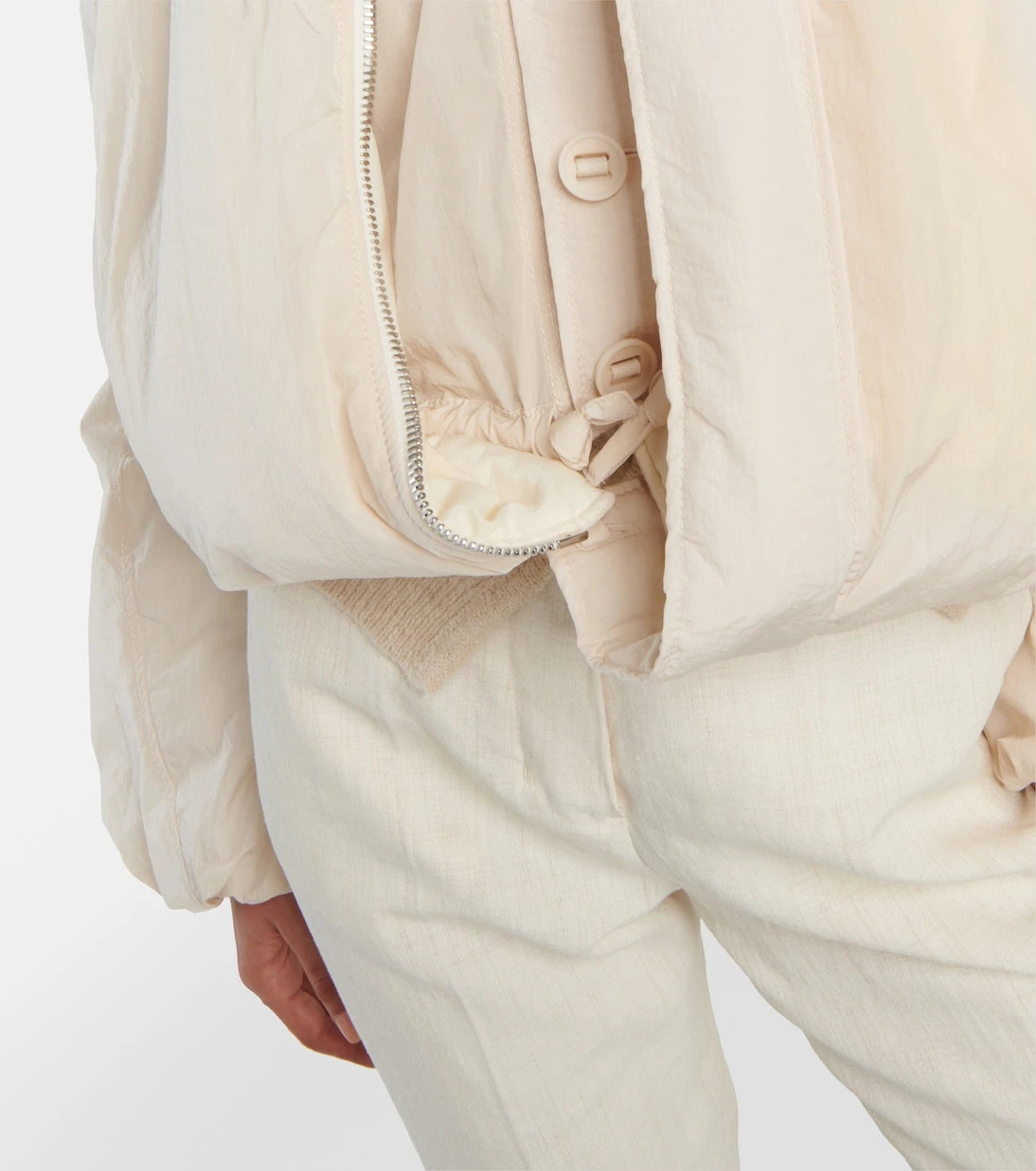 Jacquemus - Le Bomber Bahia cropped bomber jacket