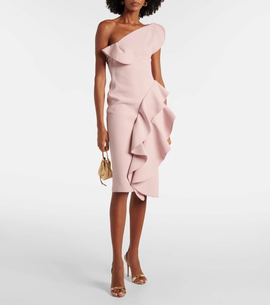 Maticevski - Rhythm ruffled midi dress