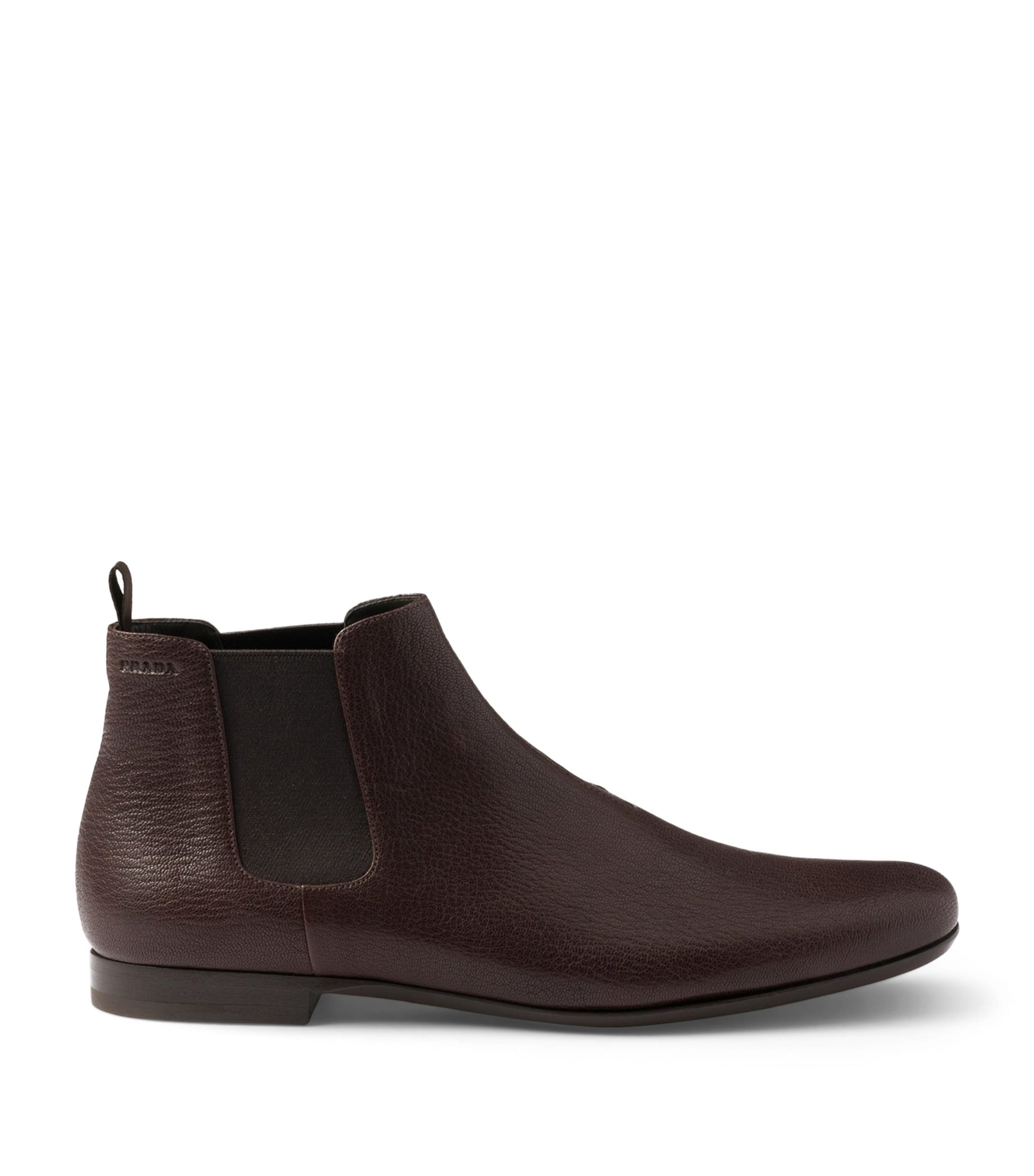 Prada Leather Chelsea Boots