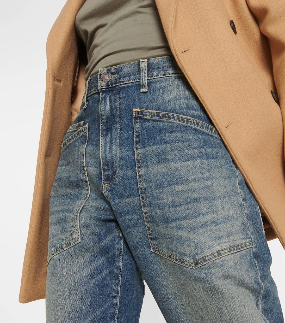 Nili Lotan - Shon high-rise wide-leg jeans