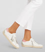 White Leather Super-Star Sneakers