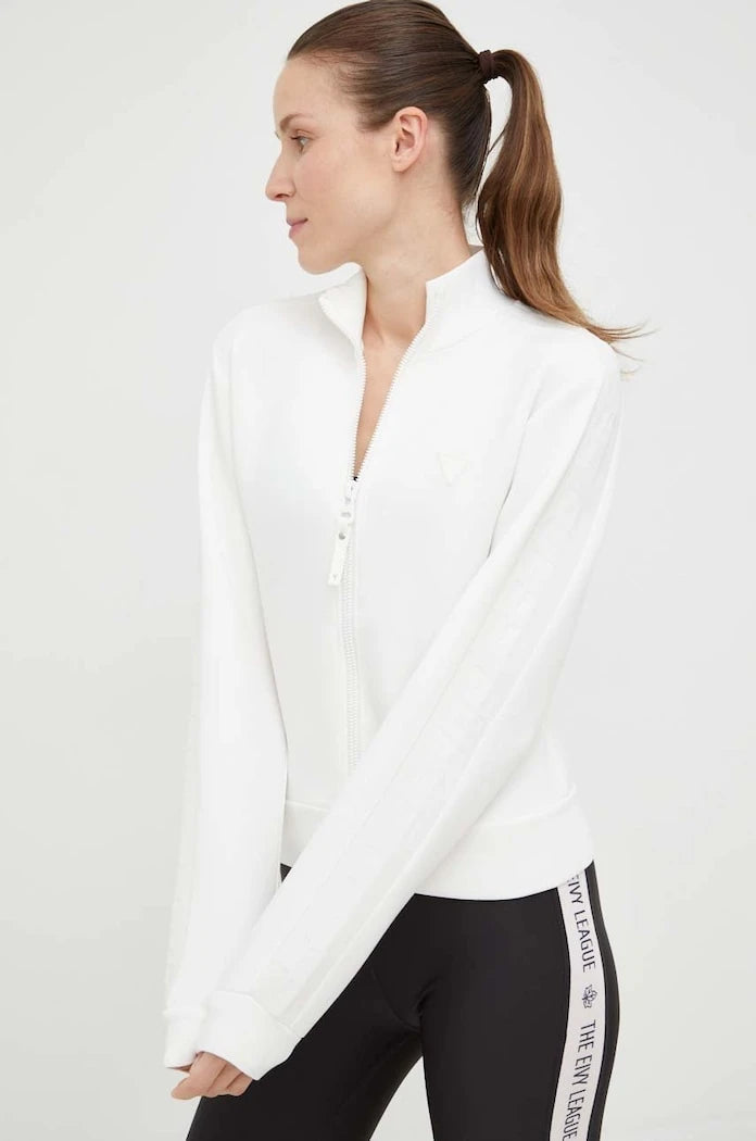 Guess fermuarlı kadın viskon sweatshirt NEW ALLIE
