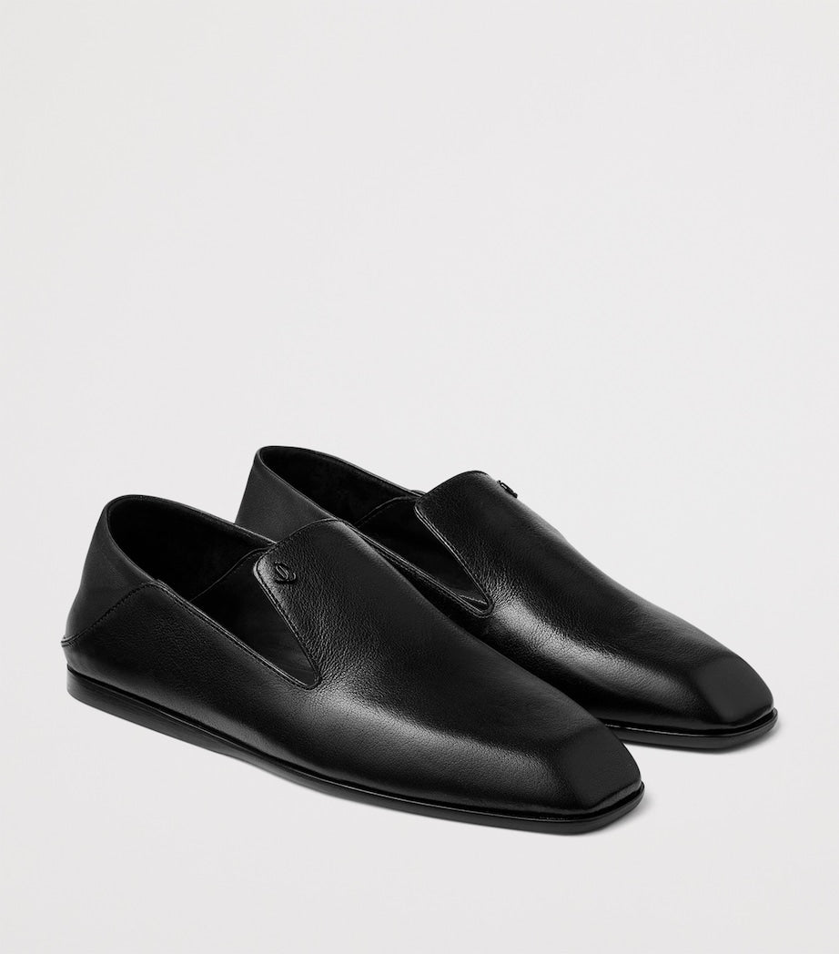 Eliot Calfskin Slippers BLACK