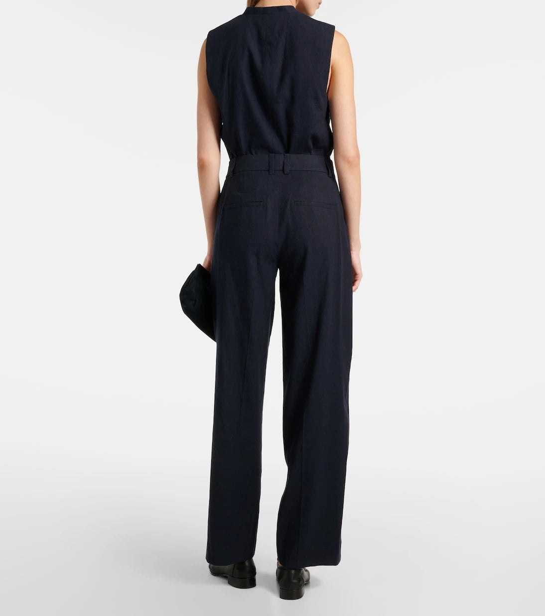 Vince - Linen-blend wide-leg pants
