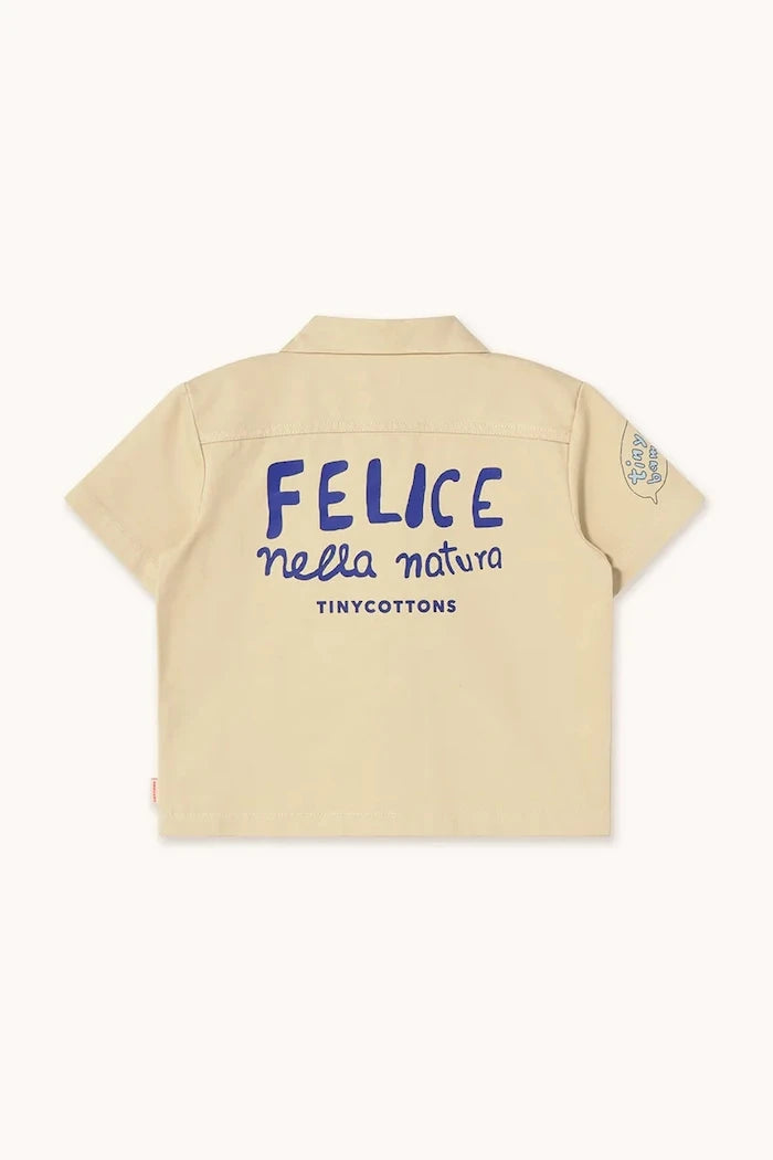 Tinycottons ARTSY TREE SHIRT Çocuk Pamuklu Gömlek