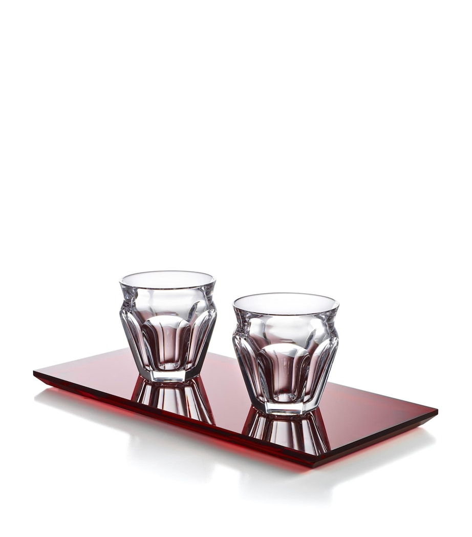 Baccarat Harcourt Coffee Tray Set