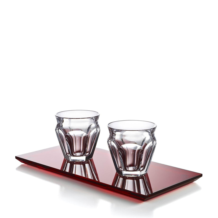 Baccarat Harcourt Coffee Tray Set