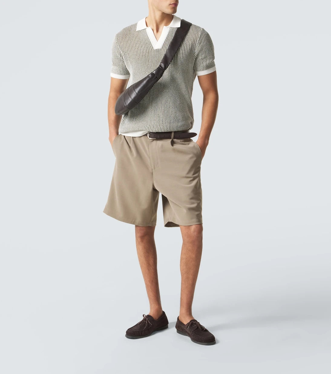 Orlebar Brown - Horton crochet cotton polo sweater