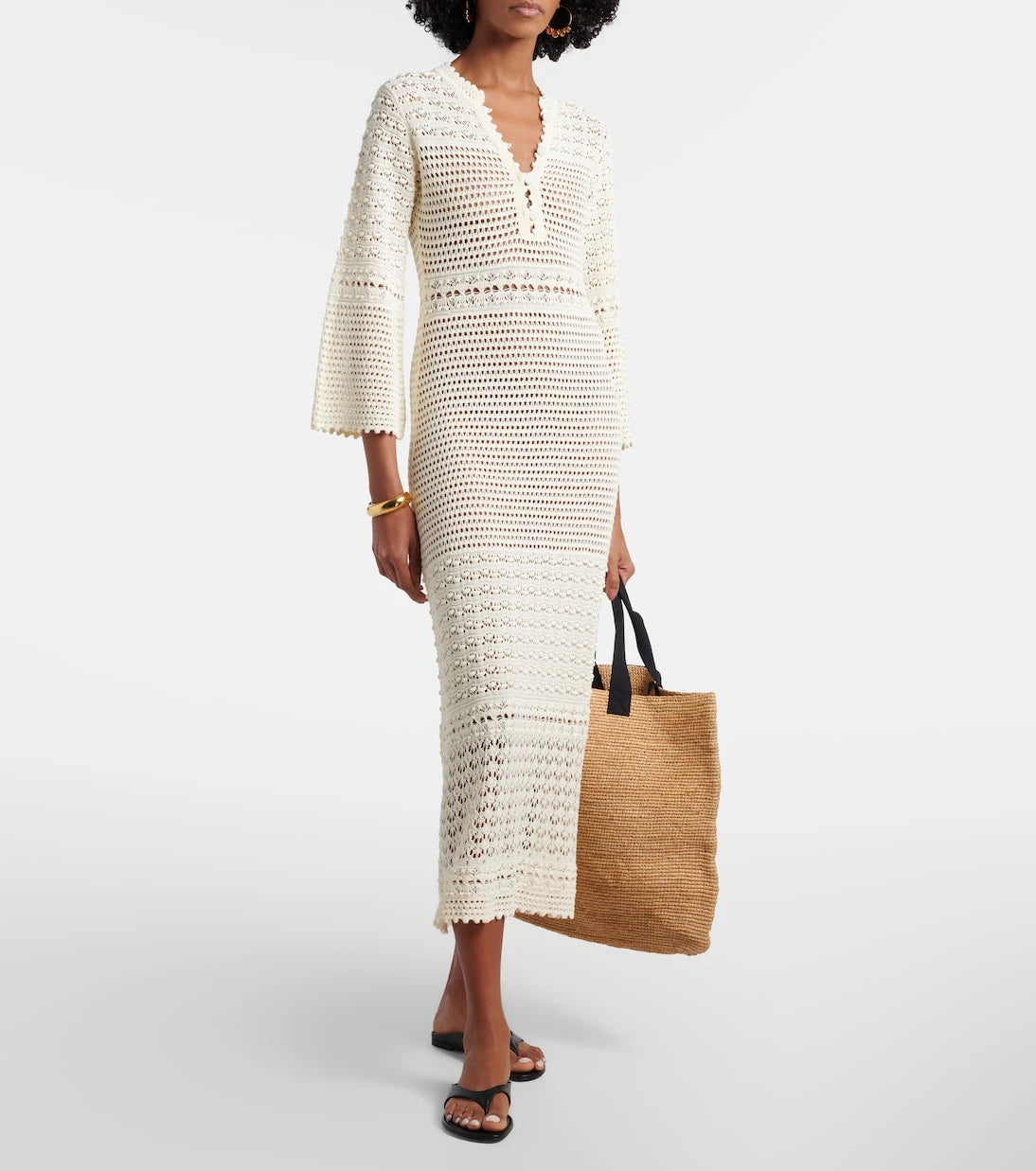 Eres - Madone crochet midi dress