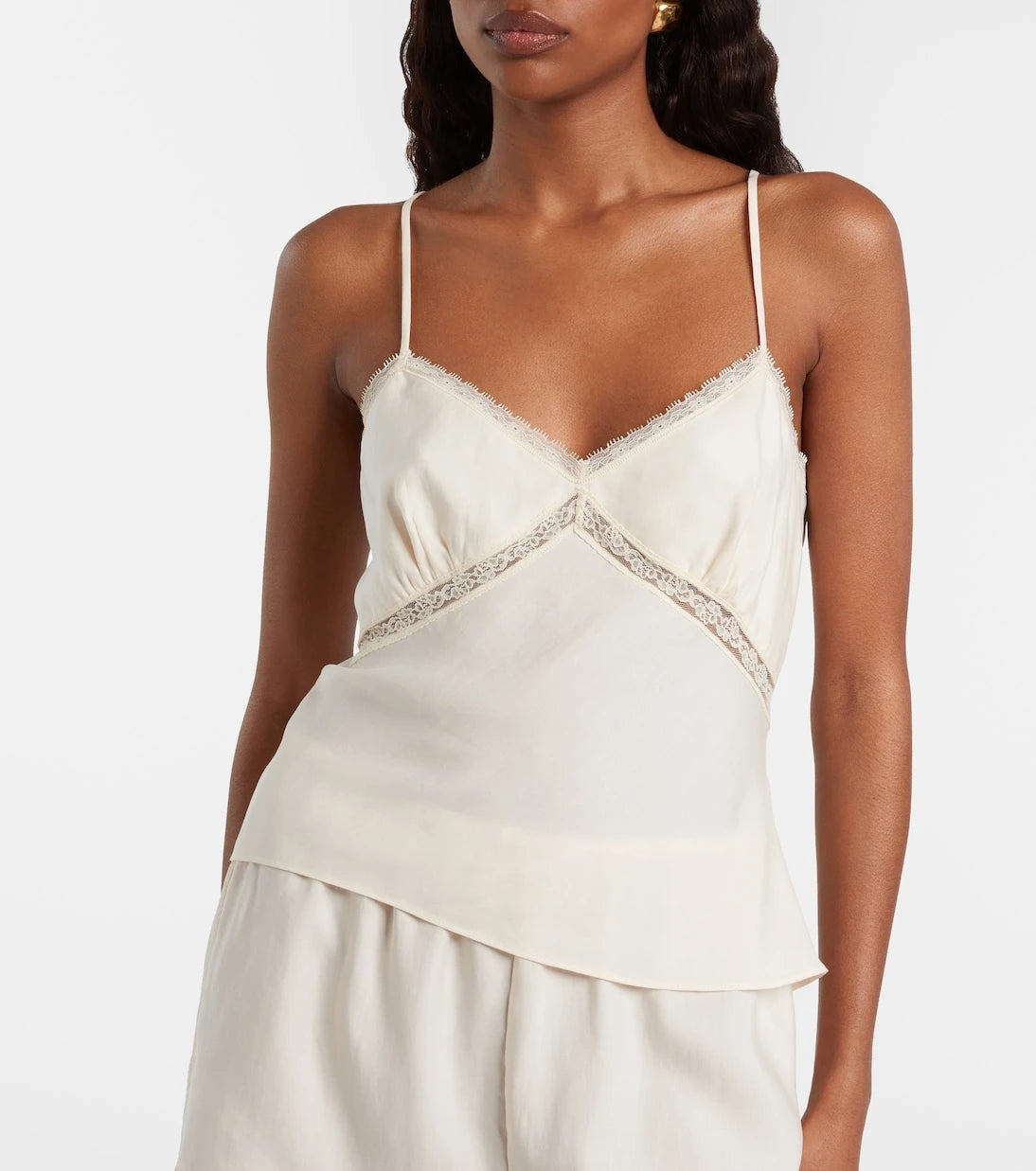 Posse - Perla lace-trimmed camisole
