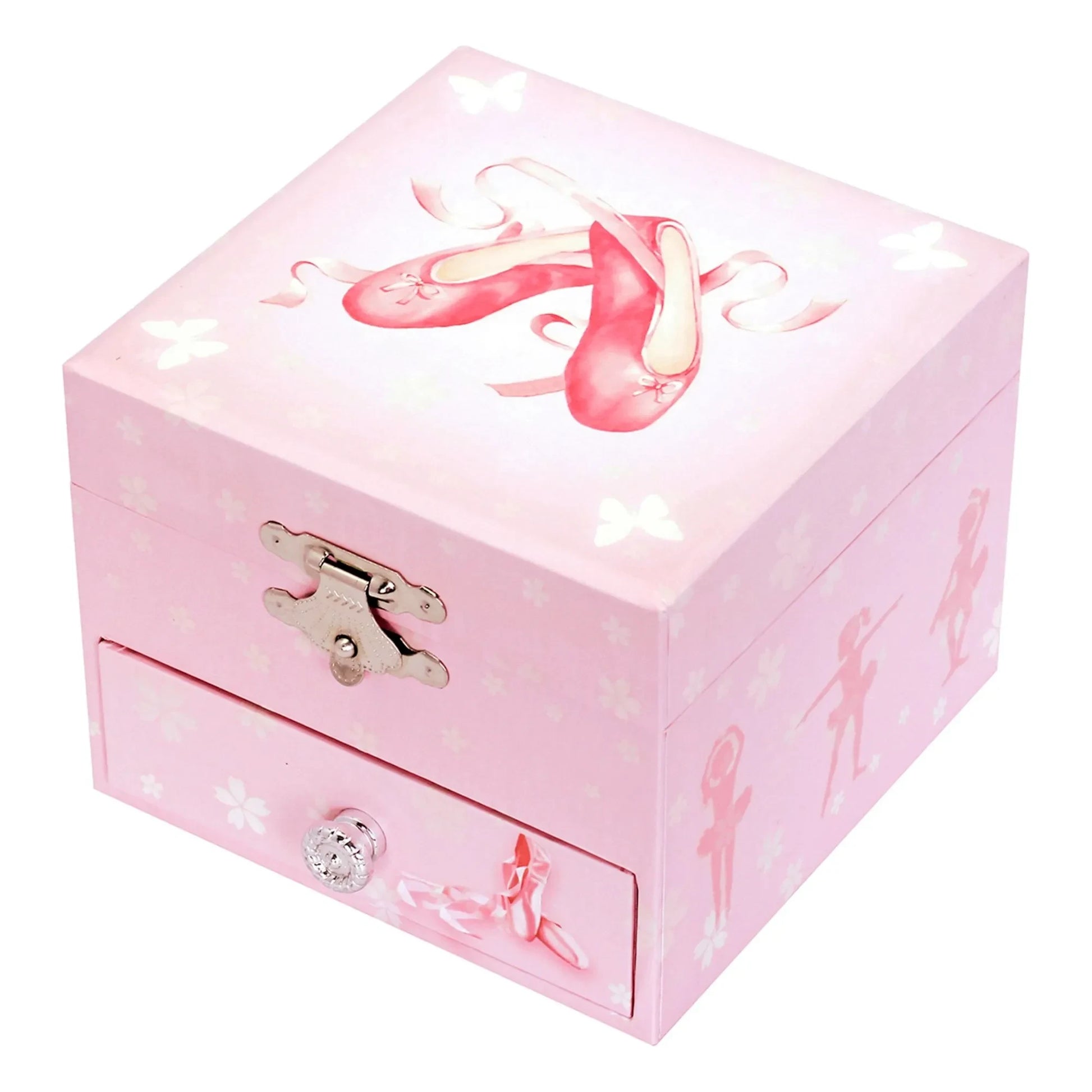Trousselier - Phosphorenscente Ballerine music box | Pink