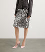 Embellished Sequin Midi Skirt