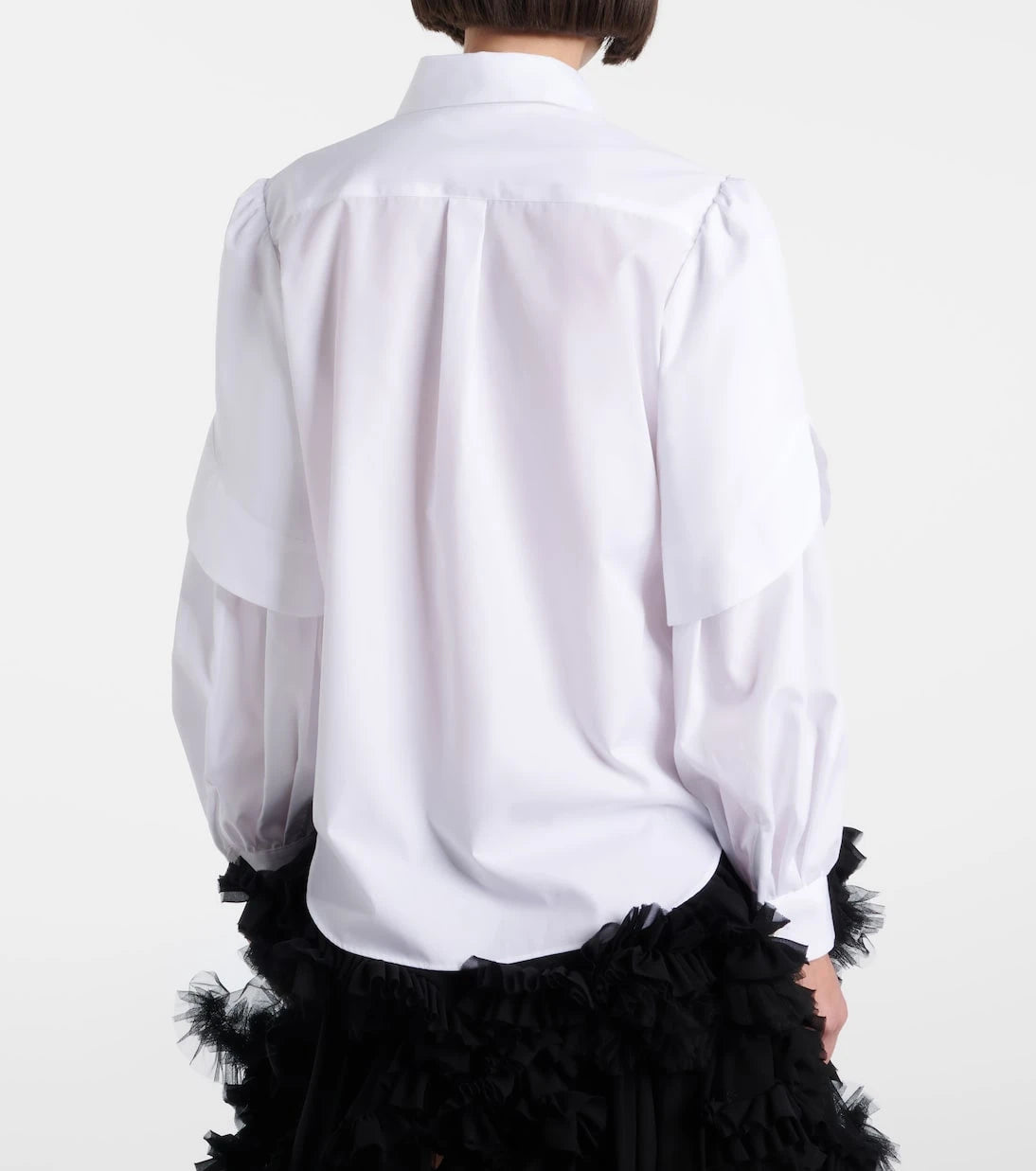 Noir Kei Ninomiya - Embellished cotton shirt