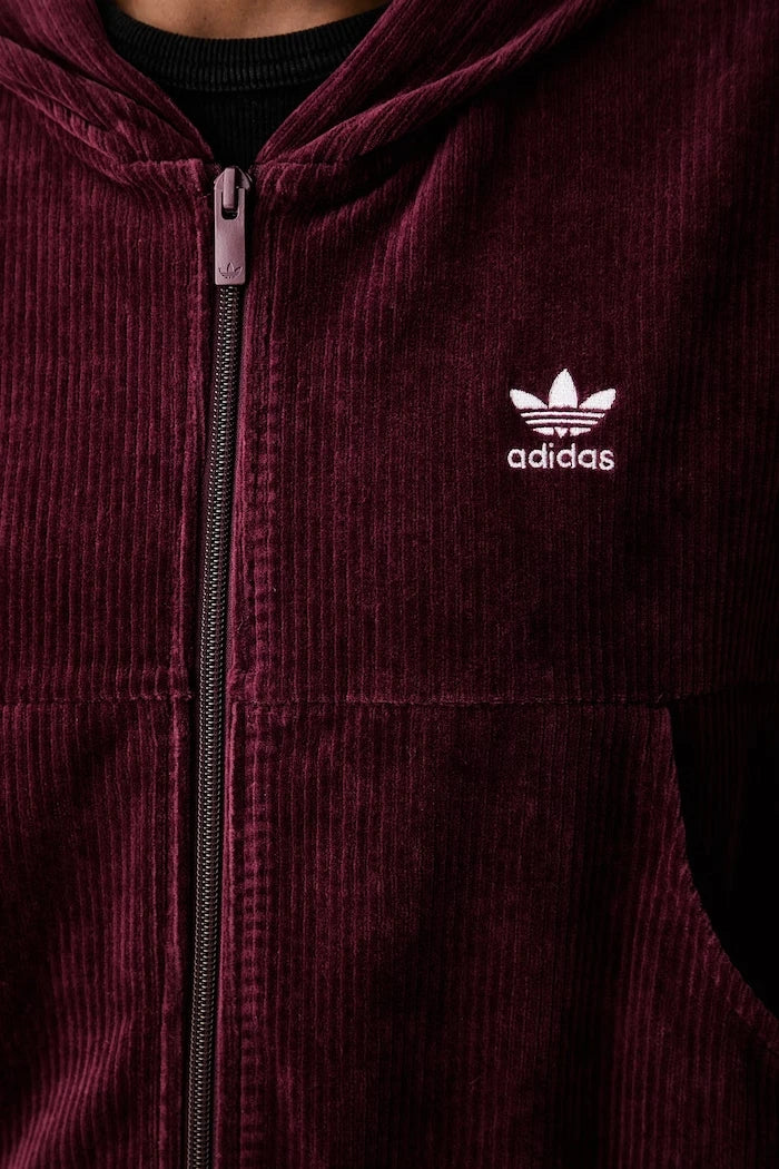 adidas Originals fermuarlı kapüşonlu kadın sweatshirt, kot kumaş