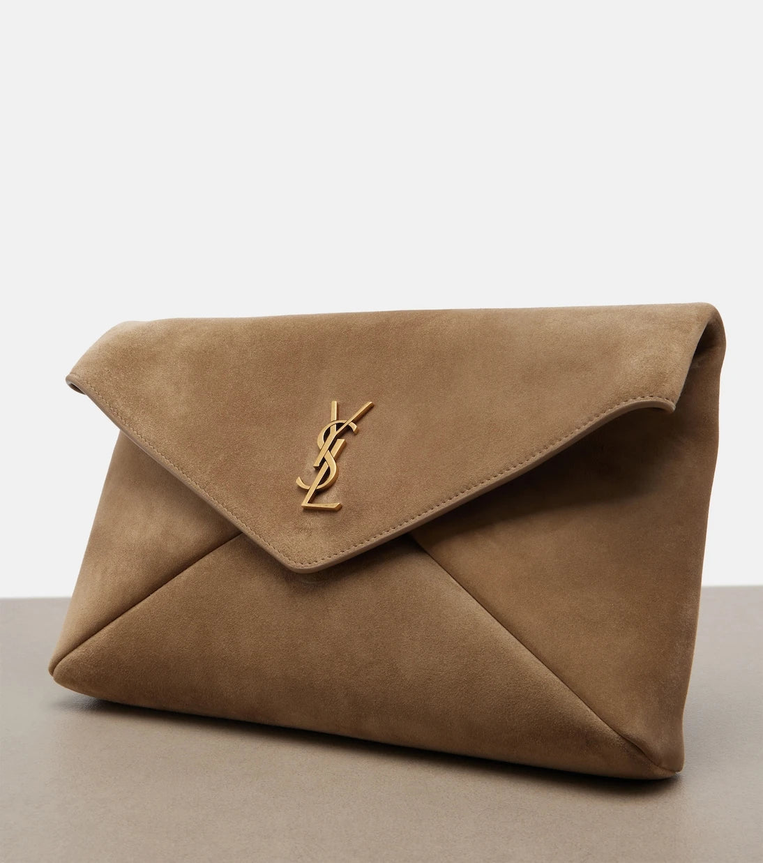Saint Laurent - Cassandre suede pouch