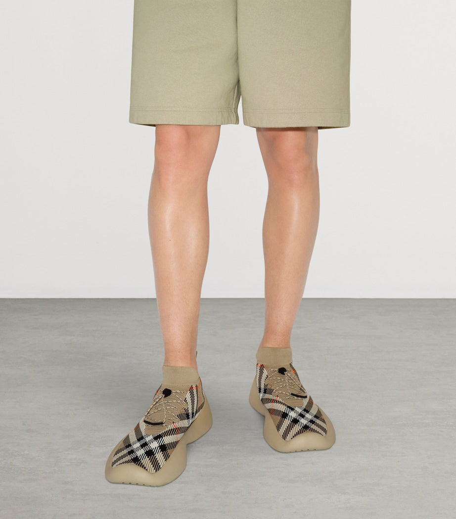 Knit Check Neptune Sneakers