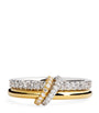 Yellow Gold, White Gold and Diamond Ceres Ring