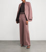 Victoria Beckham Pink Alina Tailored Trousers