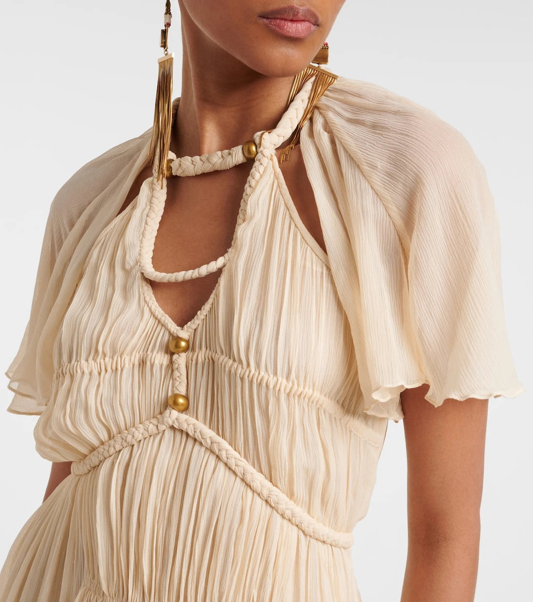 Isabel Marant - Ranadial silk chiffon minidress
