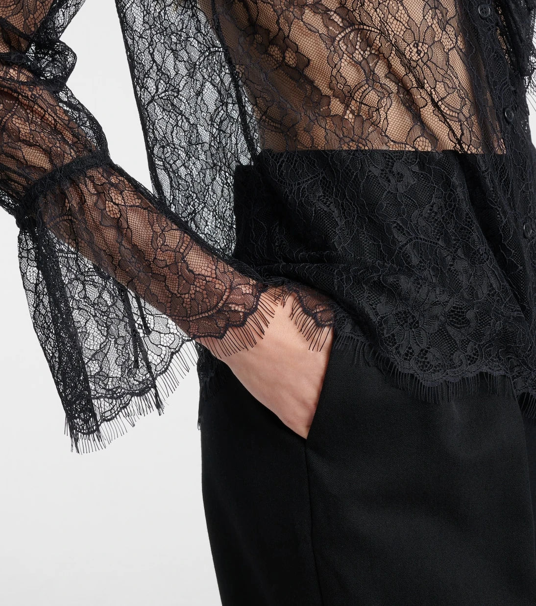 Nili Lotan - Cecily lace blouse
