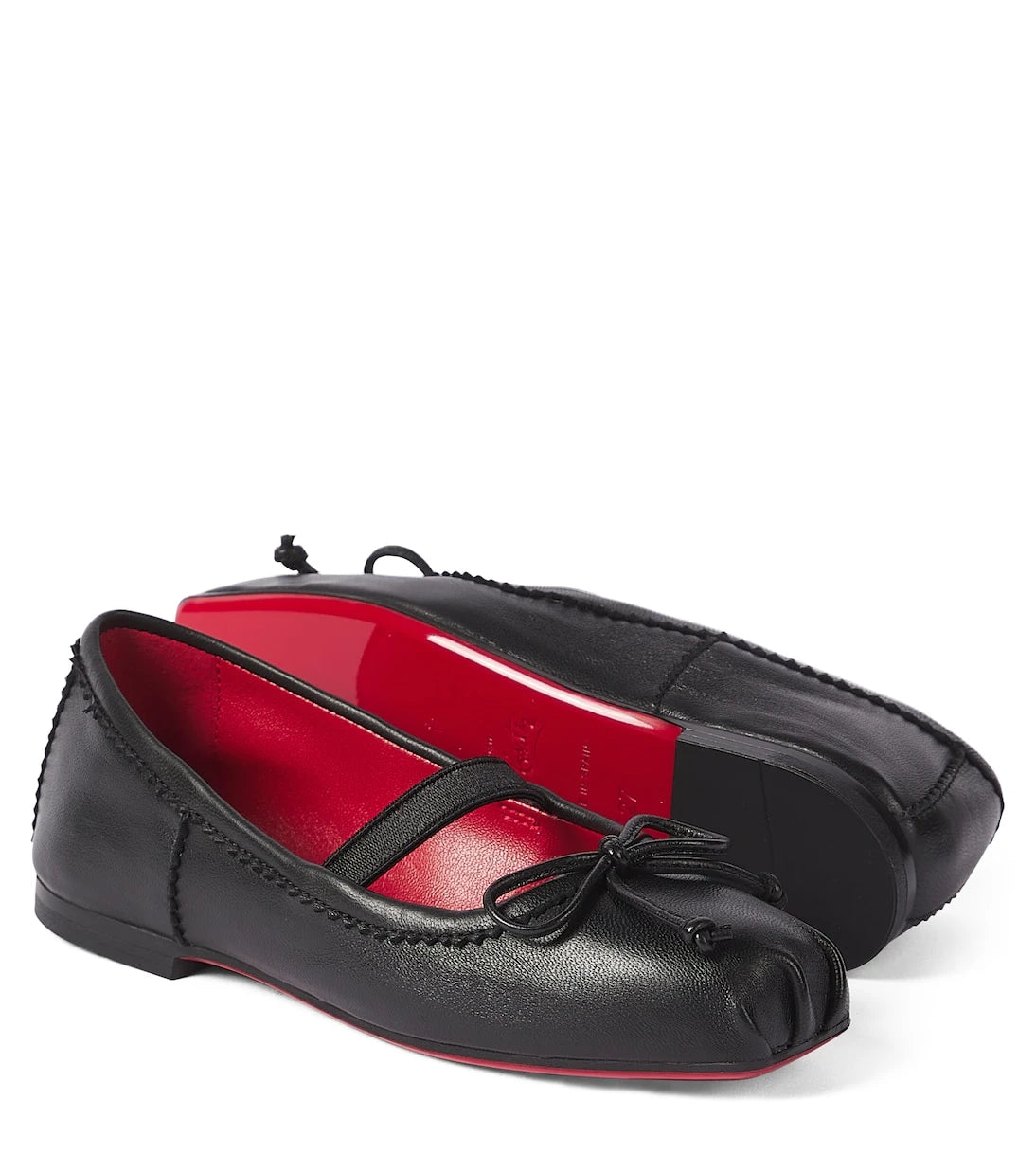 Christian Louboutin Kids - Baballet leather ballet flats