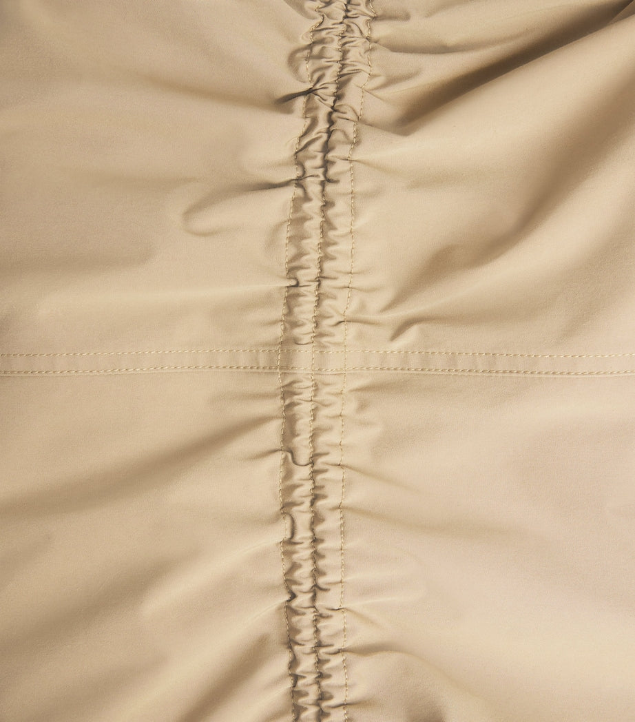 Yellow Fox-Rabbit Blended-Cotton Parka (85cm)