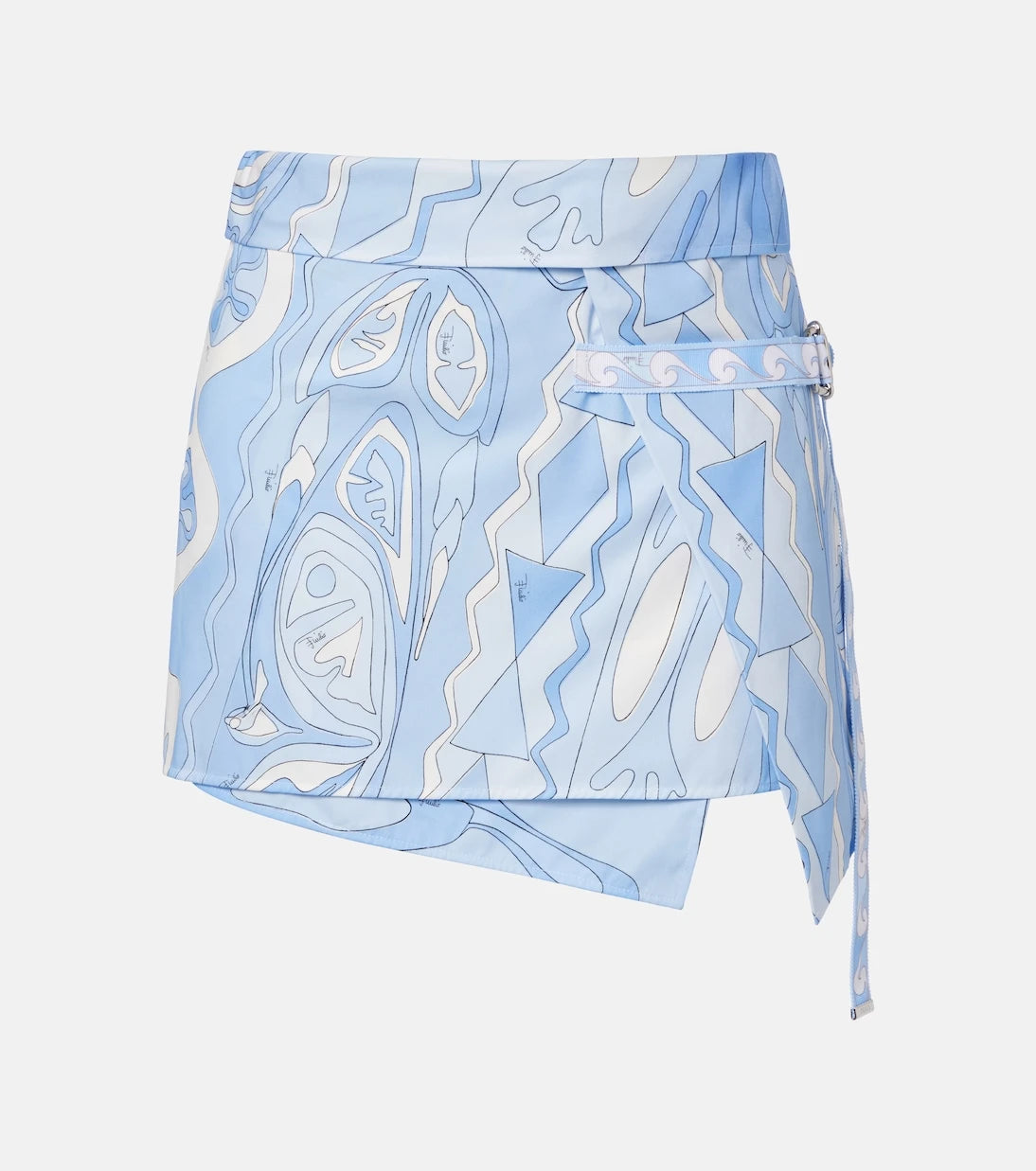 Pucci - Angoli cotton wrap skirt