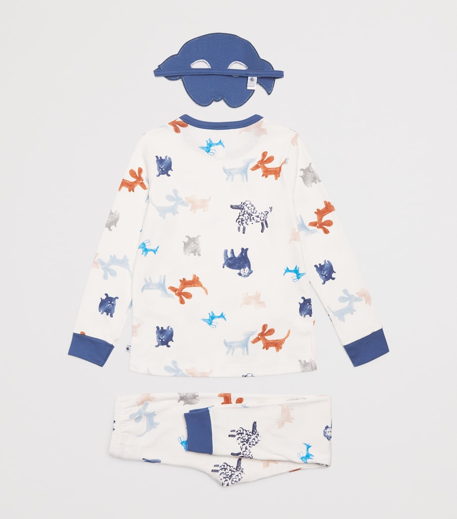 Petit Bateau Cotton Dog Pyjamas and Mask Set (3-12 Years)