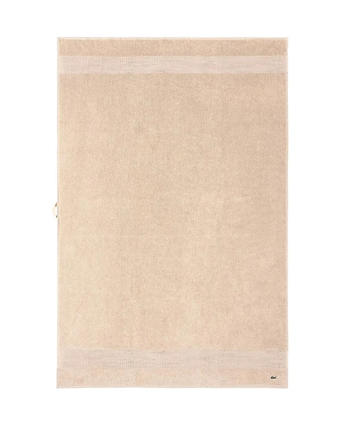 Lacoste L LECROCO Cappuccino Orta Pamuklu Havlu 100 x 150 cm