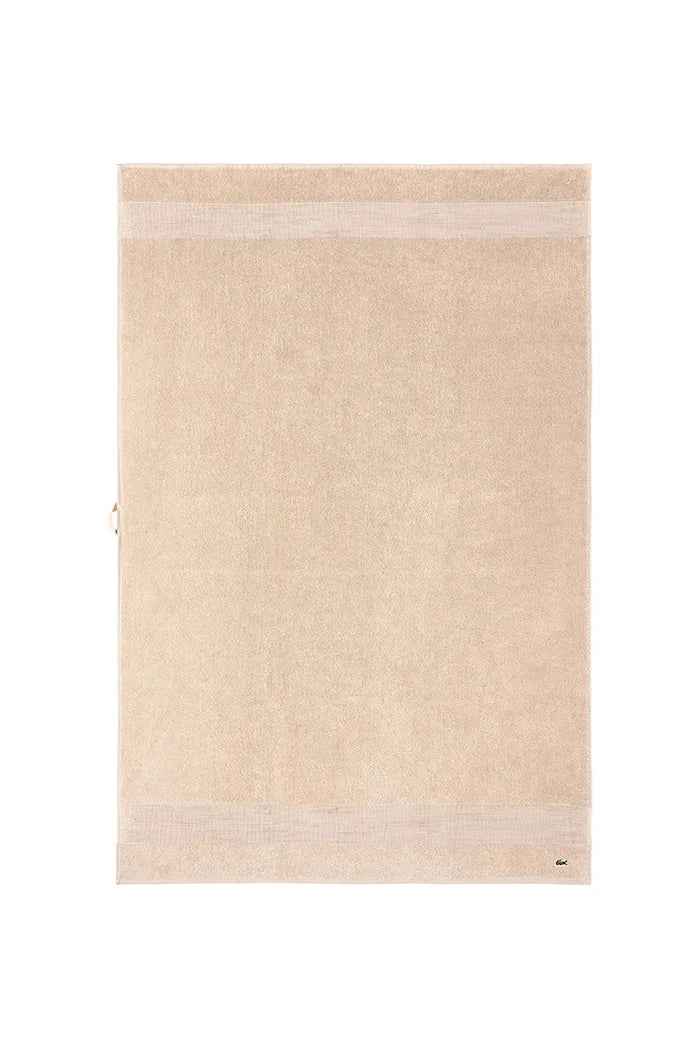 Lacoste L LECROCO Cappuccino Orta Pamuklu Havlu 100 x 150 cm